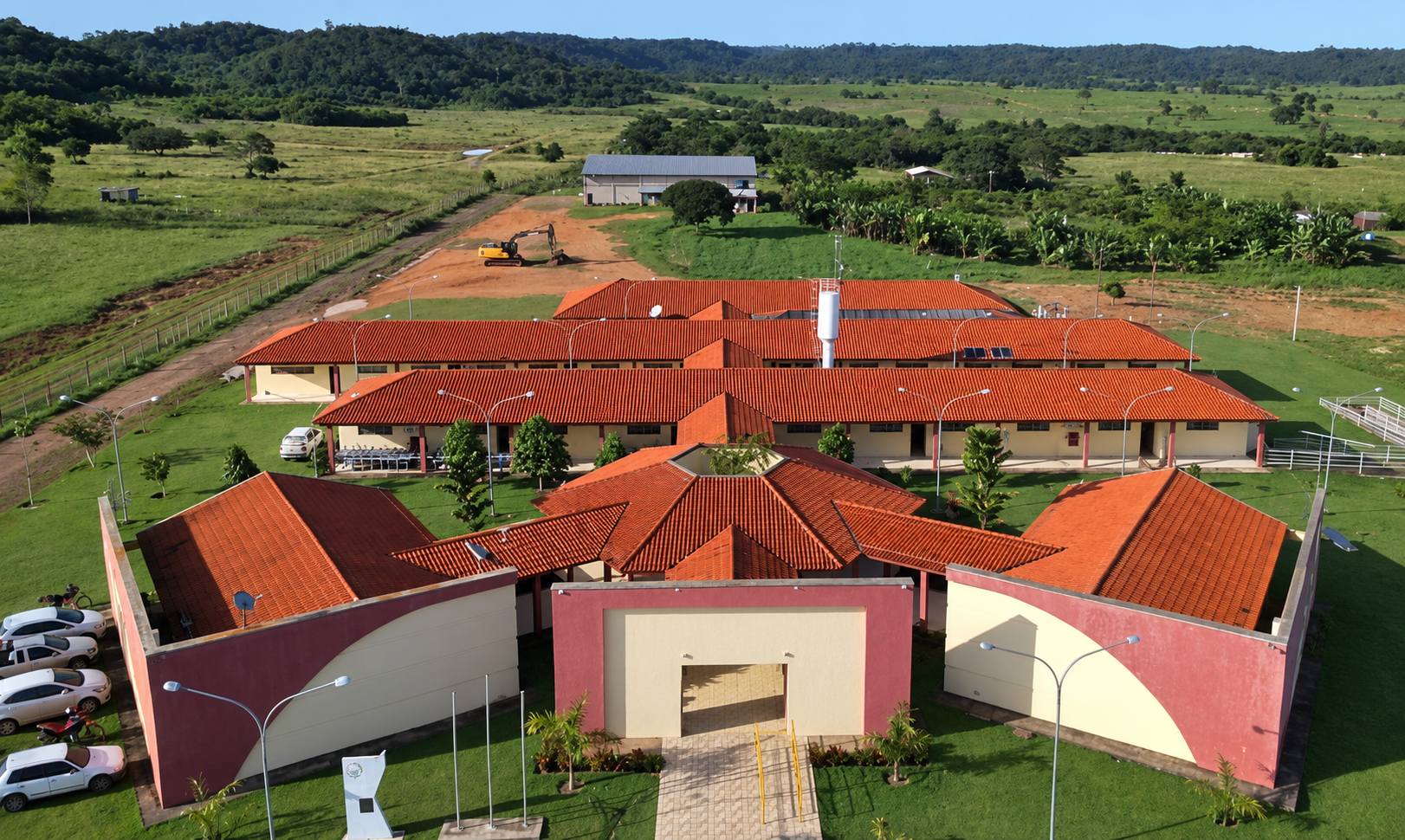 Fachada atual da Escola Agrícola Terra Nova
